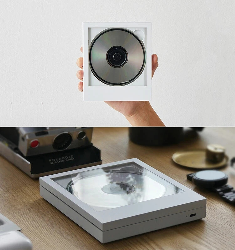 【km5】Instant Disk Audio-CP1 White Amazon.com: Bluetooth CD Player Instant Disk Audio-CP1(White