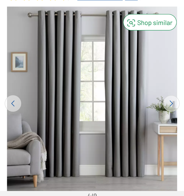 Argos Grey Curtains 66x72 In Cathays Cardiff Gumtree