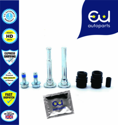 FOR FIAT IDEA (03-15) FRONT BRAKE CALIPER SLIDER PINS GUIDE BOLT KITS EUK1385X2