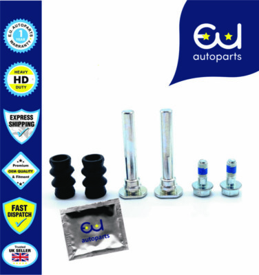FOR FIAT SCUDO (1996-06) 2X FRONT CALIPER SLIDER PINS GUIDE BOLT KITS EUK1347X2