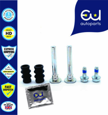 FOR CITREON C8 (02-14) 2X FRONT BRAKE CALIPER SLIDER PIN GUIDE KITS EUK1347X2