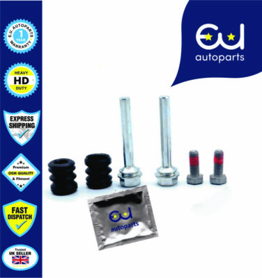 FOR VW VOLKSWAGEN GOLF MK3 2X REAR BRAKE CALIPER SLIDER PIN KITS EUK1302X2