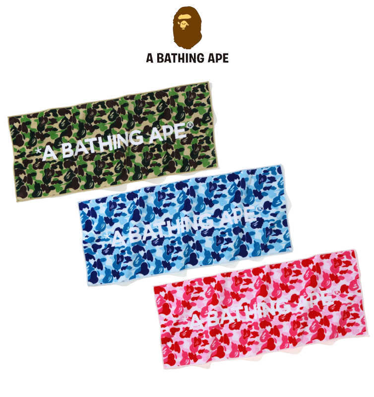 小物 A BATHING APE ABC CAMO HAND TOWEL PINK ABC CAMO SPORT TOWEL | bape.com