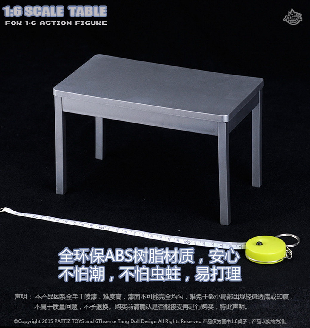 1//6 Scale Furniture Table Desk Chair for 12 inches Action Figure Solider Toy NBI