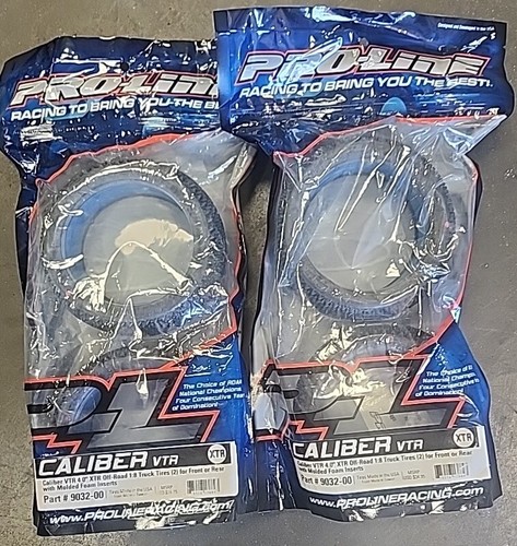 ProLine 9032-00 Caiber VTR 4.0 XTR Off Road 1/8 Truck Tires W/Foams (X4)