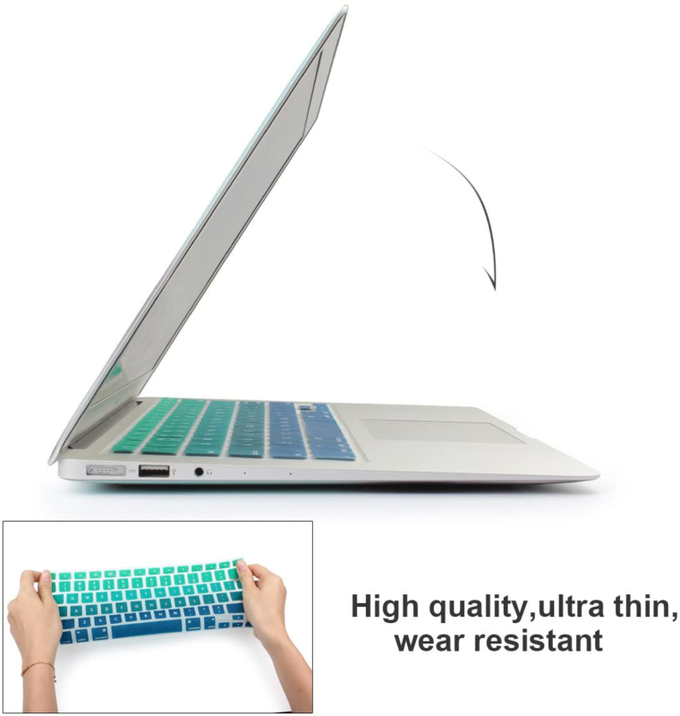 Batianda Ombre Color Keyboard Cover for New MacBook Pro 13 inch A1708 (No Touch