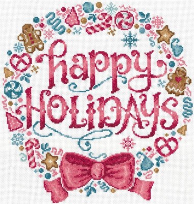 Ursula Michael Counted Cross Stitch Leaflet ~ Candy Holidays ~ 3432