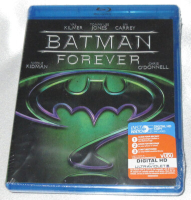 Batman Forever (1995) Blu-ray (New) Val Kilmer Kidman Jim Carrey Schumacher