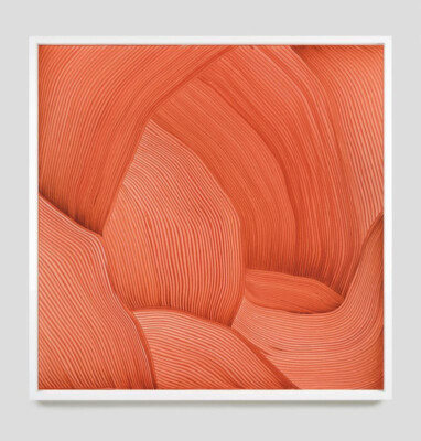 Ronan Bouroullec - Drawing 12 Poster paper red / 55 x 55 cm - The Wrong Shop