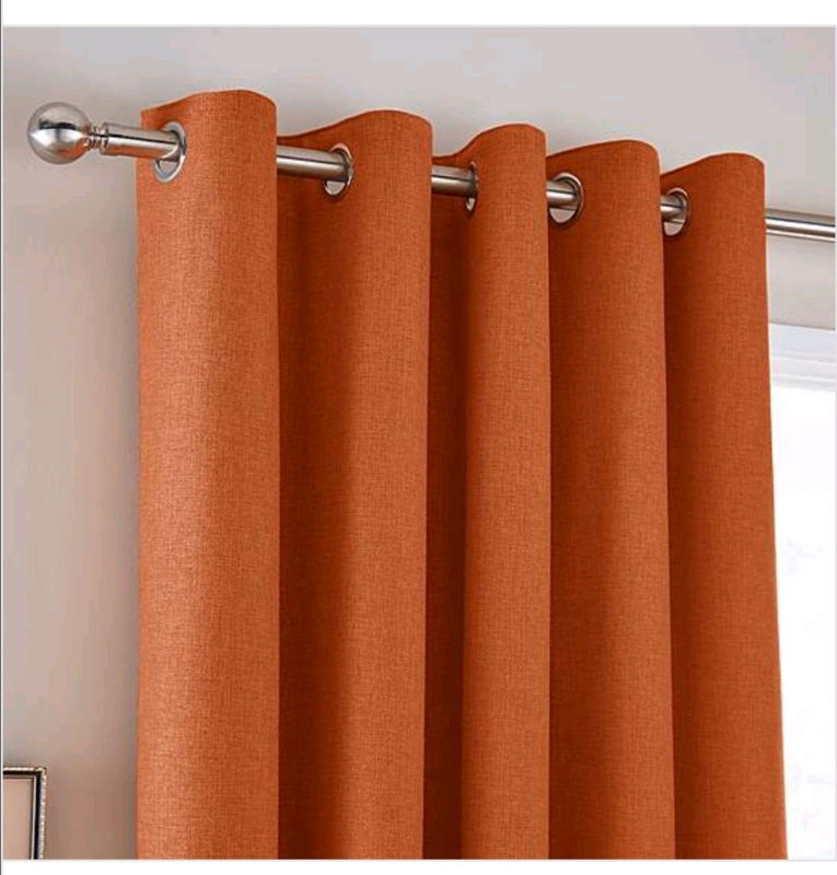 Dunelm 'jennings rust thermal' thermal curtains | in Marston