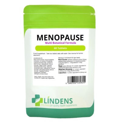 Menopause Formula 2-PACK 120 Tablets Red Clover Sage Liquorice Ginseng