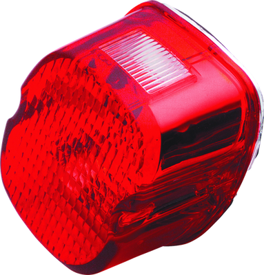 Bikers Choice 99-03 Big Twin & XL Red Laydown Taillight With Top License Light