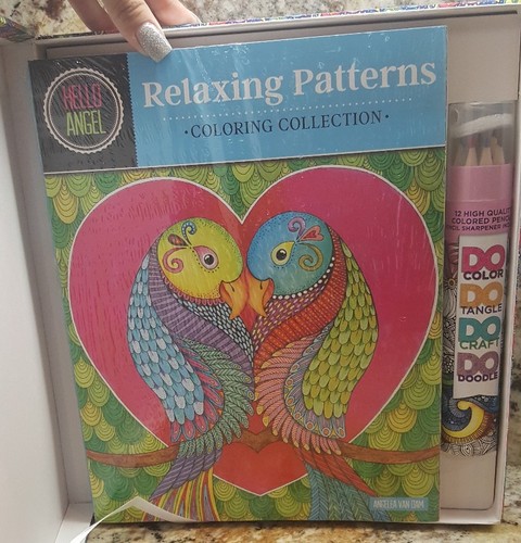 Design Originals BRAND NEW 2X Collection coloring books W/ Coloring pencils!!!
