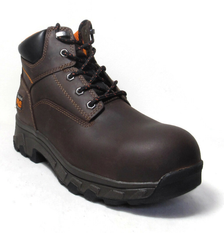

Мужские непромокаемые ботинки TIMBERLAND PRO 6 дюймов с композитным защитным носком, размер 15 #A1KHV, Коричневый, Timberland Pro Safety Toe