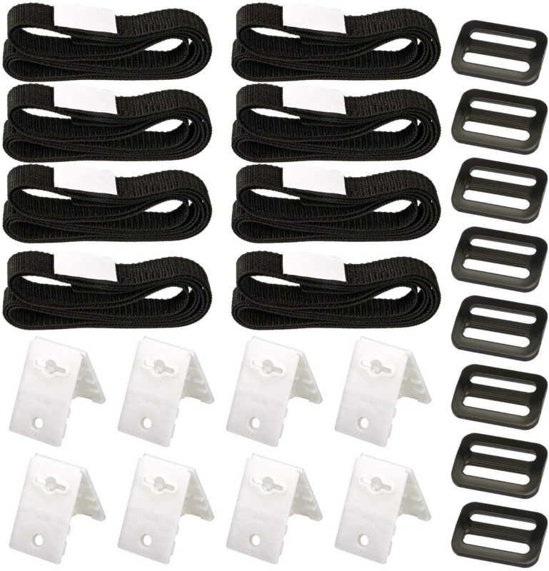 Pool Solar Cover Reel Attachment Kit,Solar Cover Reel Straps Solar Blanket Strap