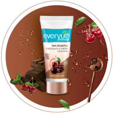 Everyuth Naturals Pure and Light Tan Removal Pack, Detoxify Skin (50g) FREE SHIP
