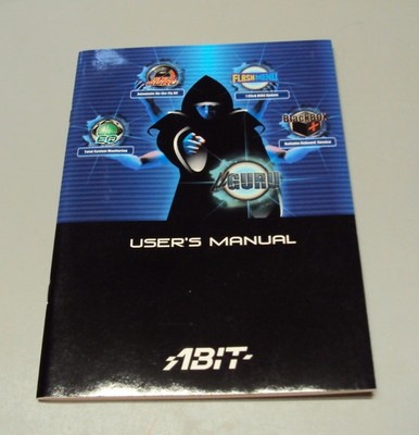 ABIT AV8 User Manual + uGURU User Manual + VIA 1.49M uGURU CD NICE CONDITION