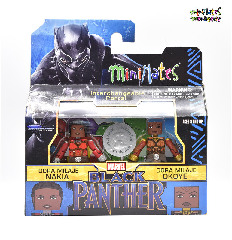 Marvel Minimates TRU Toys R Us Black Panther Movie Dora Mila
