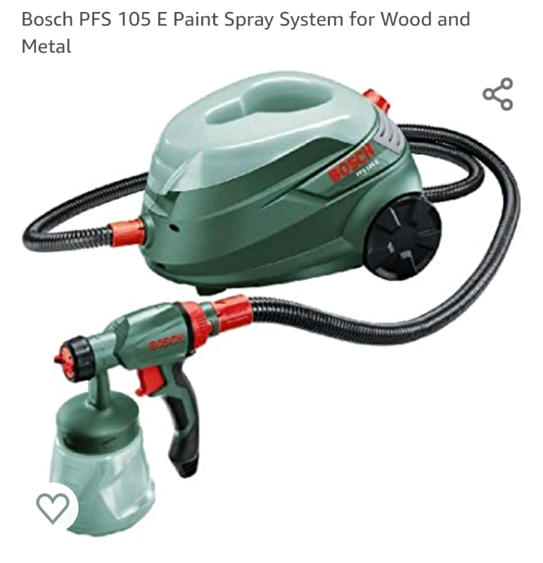 Bosch Paint Spray System for Wood and Metal in Somerset Gumtree