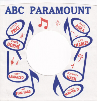 PARAMOUNT ABC BigBoppa Reproduction Company Record Sleeves (10 Pack)
