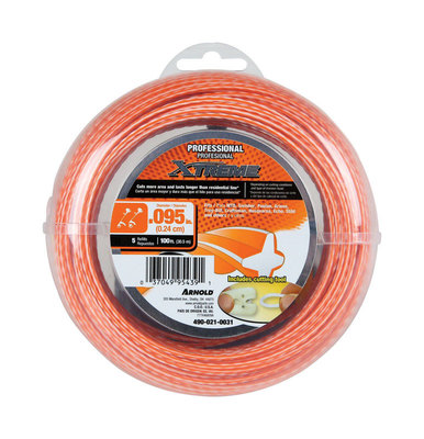 Arnold  Xtreme  Professional  Trimmer Line  0.095 in. Dia. x 100 ft. L 5 refill