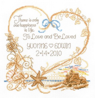 Ursula Michael Imaginating Counted Cross Stitch Kit ~Seaside Wedding ~ 2697K