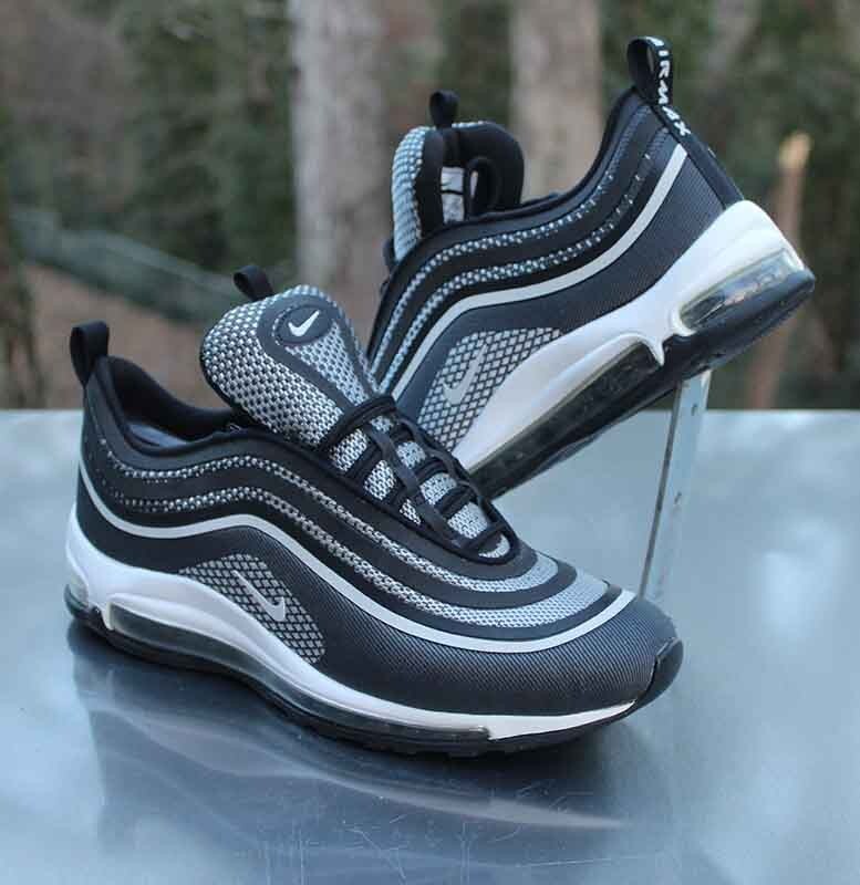 Nike Air Max 97 Ultra 17 Anthracite Mens Size 9.5 Black Custom