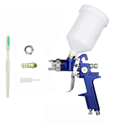 Hvlp Spray Gun 1.4mm Gravity 600ml Auto Car Detail Touch Up Paint