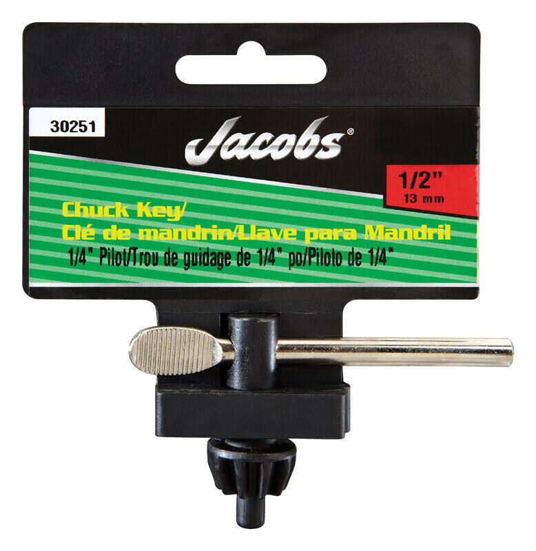 Jacobs 30251 Soft Steel T-Handle k32 Chuck Key 3/8 x 1/2 in.