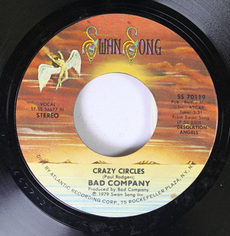 Rock 45 Bad Company - Crazy Circles / Rock 