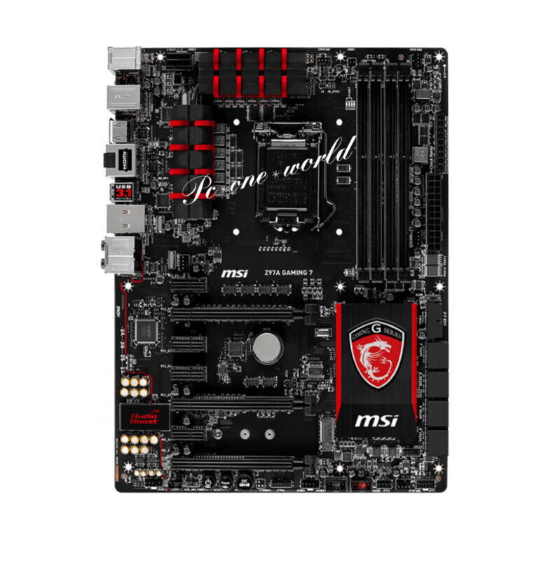 Msi Z97GAMING7￼￼ I7-4790K￼ MSI Z97A Gaming 7 Gaming Motherboard Supports 4790K LGA 1150 Intel