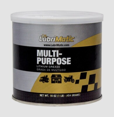 New!! Lubrimatic Multi-Purpose Lithium Grease 16 oz NLGI Petroleum-based