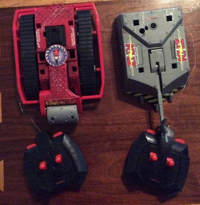 Battle Bots Working Remote Control Diablo And KHZ 2 Controllers Extra Pieces