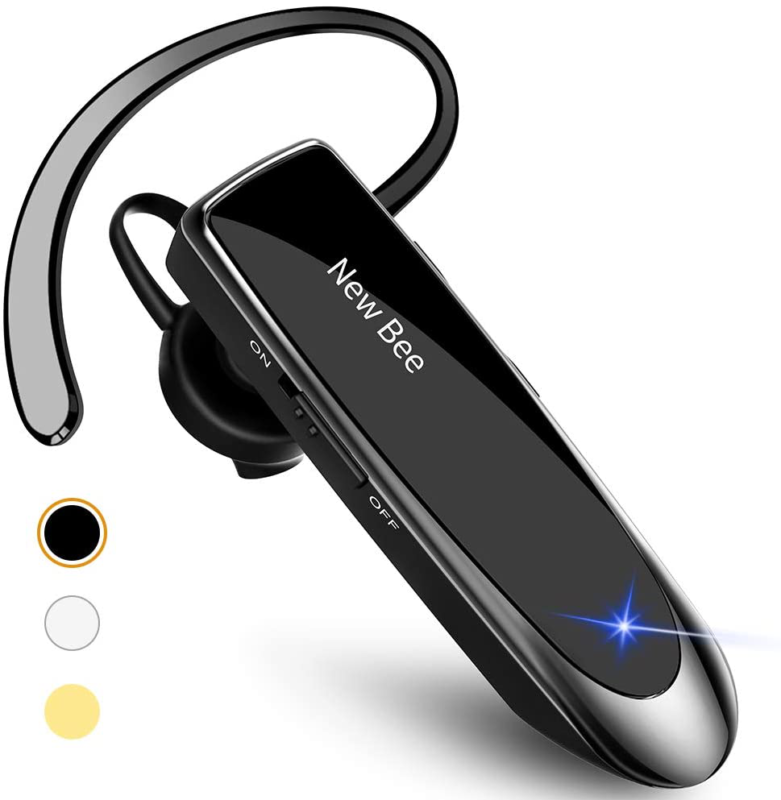 New bee  Earpiece V5.0 Wireless Handsfree Headset with Microphone 24 Hrs Driving