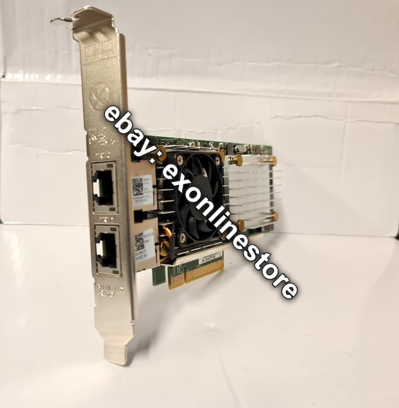 W1GCR - Dell Broadcom 57810 Dual Port BASE-T RJ45 10Gb Network Adapter High Prof