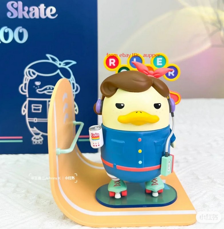 Popmart Duckoo Yaya Roller Skate Limited Action Figure New