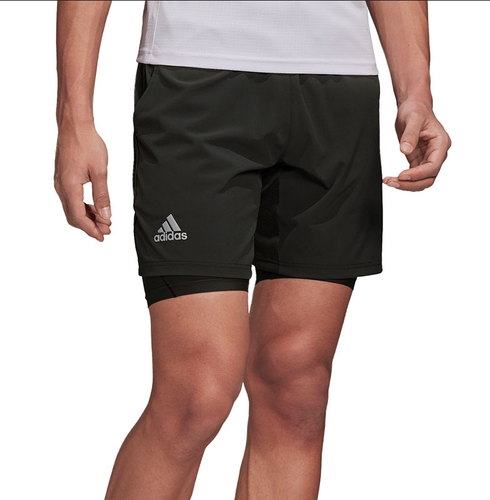 Мужские шорты Adidas 2N1 Heat Ready Ergo, Legend Earth/серый