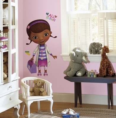 RoomMates RMK2283GM Doc McStuffins Peel and Stick Giant Wall Decals New