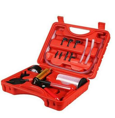 2in1 Hand Held Vacuum Pump Tester & Car Brake Fluid Bleeder Oil Change Tool Kit