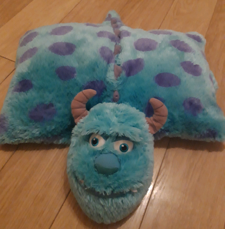 Disney Monsters Inc Sully Large Fluffy Pillow In Bathgate West