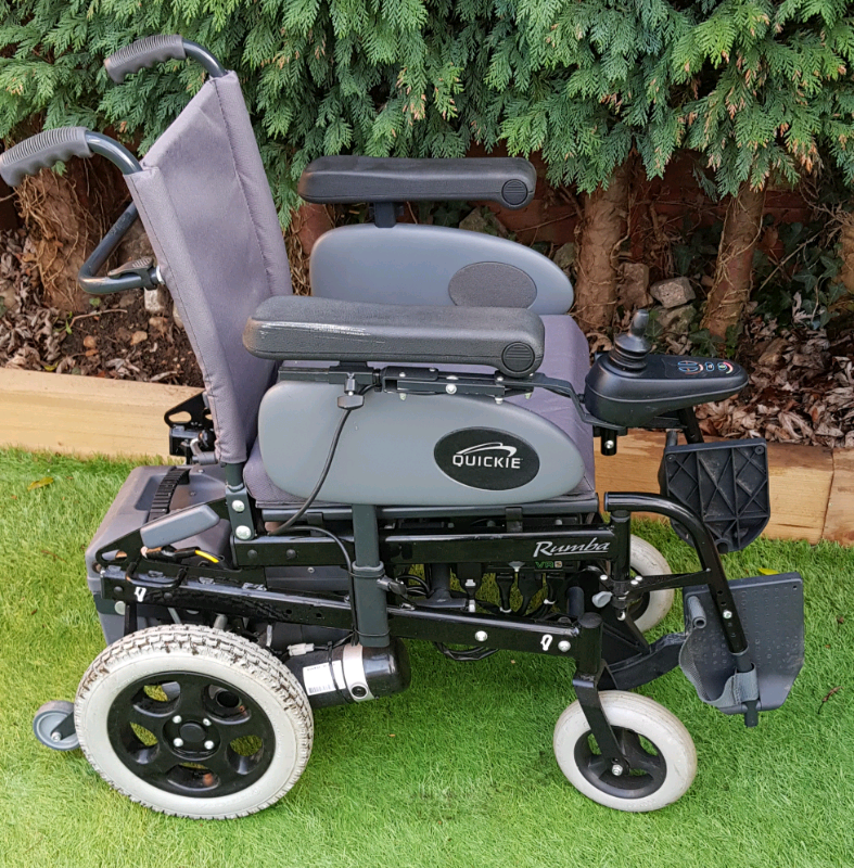 Quickie Rumba 4mph Electric Wheelchair Powerchair With Kerb Climber