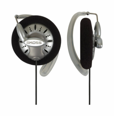 Koss SportClip Ultra Light On-the-ear Headphones - Black (SRSKSC75)