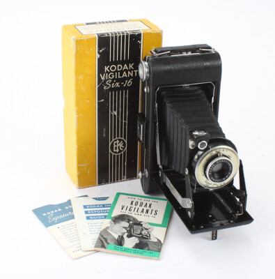 ルチア KODAK VIGILANT SIX-16, 126/8.8 K.A. (HAZE), BAD BELLOWS, FOR