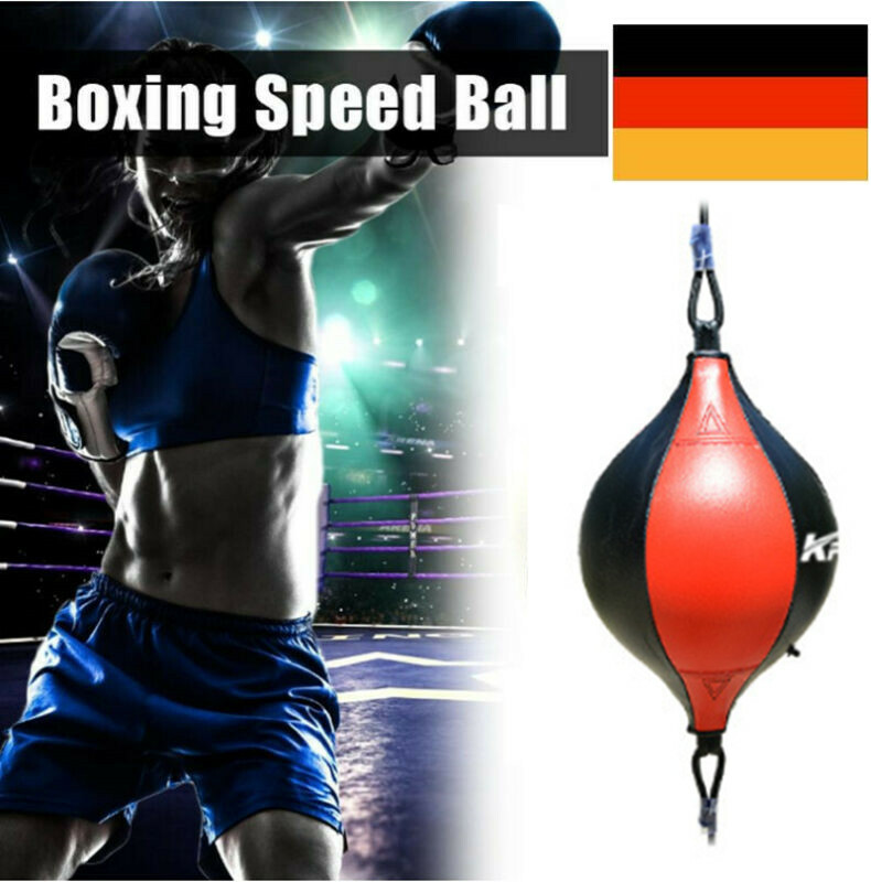 Echtleder Speedball Leder Doppelendball Boxbirne Schlagbirne Boxen Punchingball