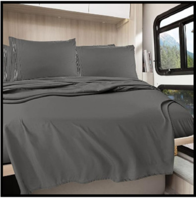 Clara Clark RV/Short Queen 6-Piece Bed Set for Campers-Deep Pocket Fitted Sheet