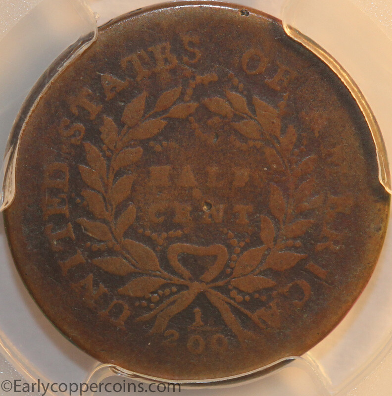 CHOICE 1793 C3 R3 Liberty Cap Half Cent PCGS G6 CAC Shawn Yancey collection