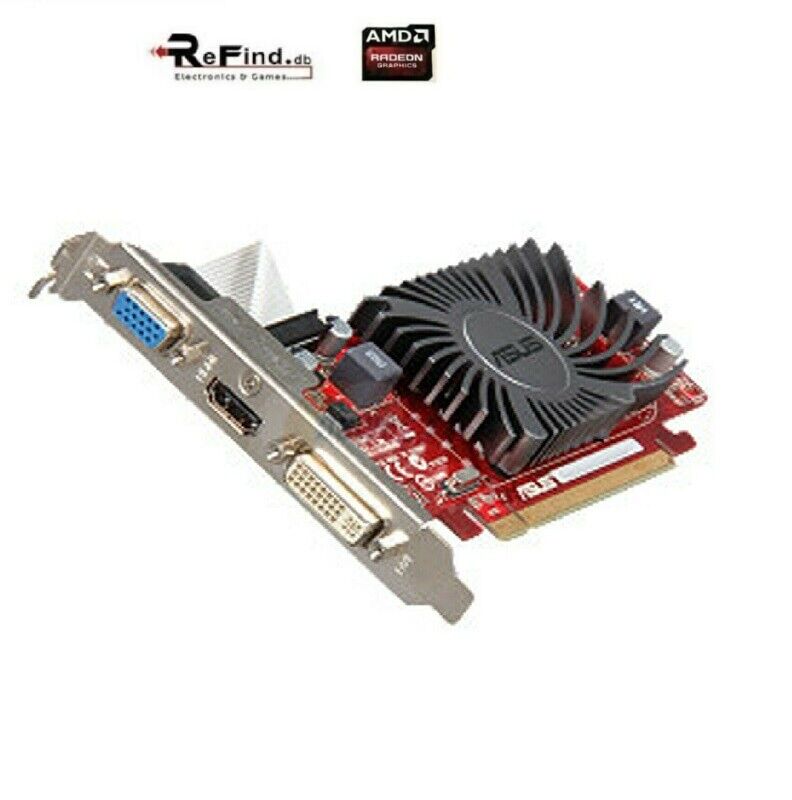 SCHEDA VIDEO GRAFICA PCI EXPRESS ASUS AMD HD5450 1GB GDDR3 VGA DVI HDMI