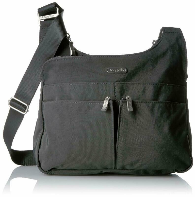 Baggallini Cross Over Crossbody Bag - Lightweight, Water Res