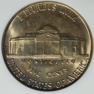 1947 Doubled Die MS65 FS Jefferson Nickel BOLD Error GEM 5c with Full Steps