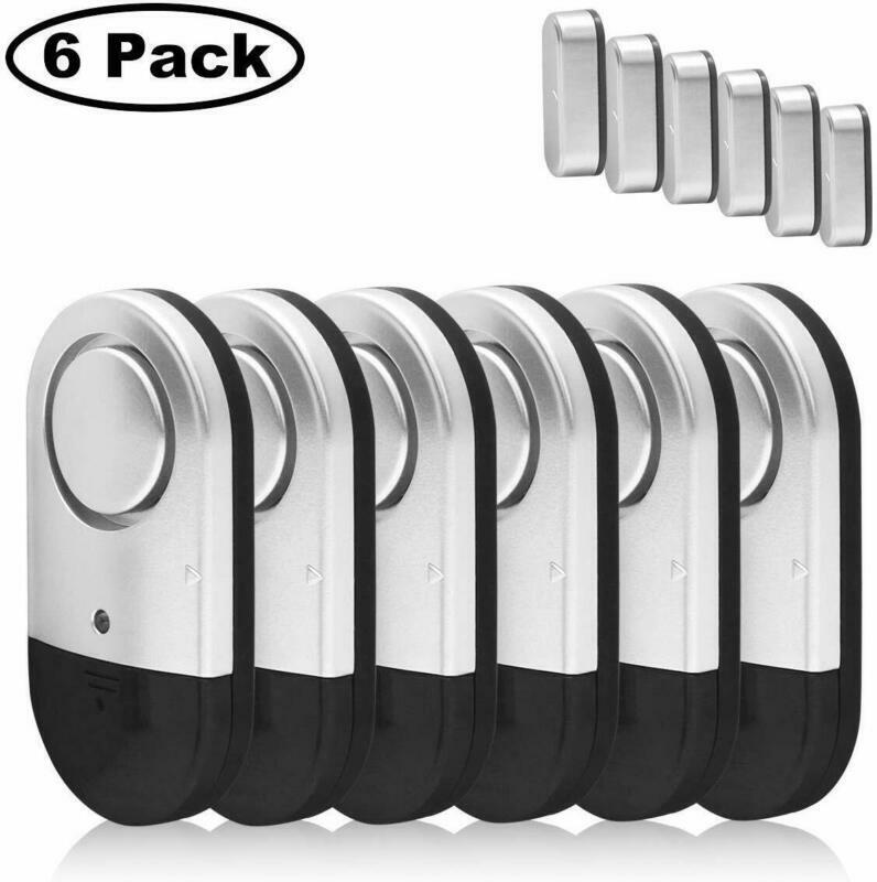 Window Door Alarm, Toeeson 120DB Pool Alarm for Doors, Magnet Triggered Home Sec
